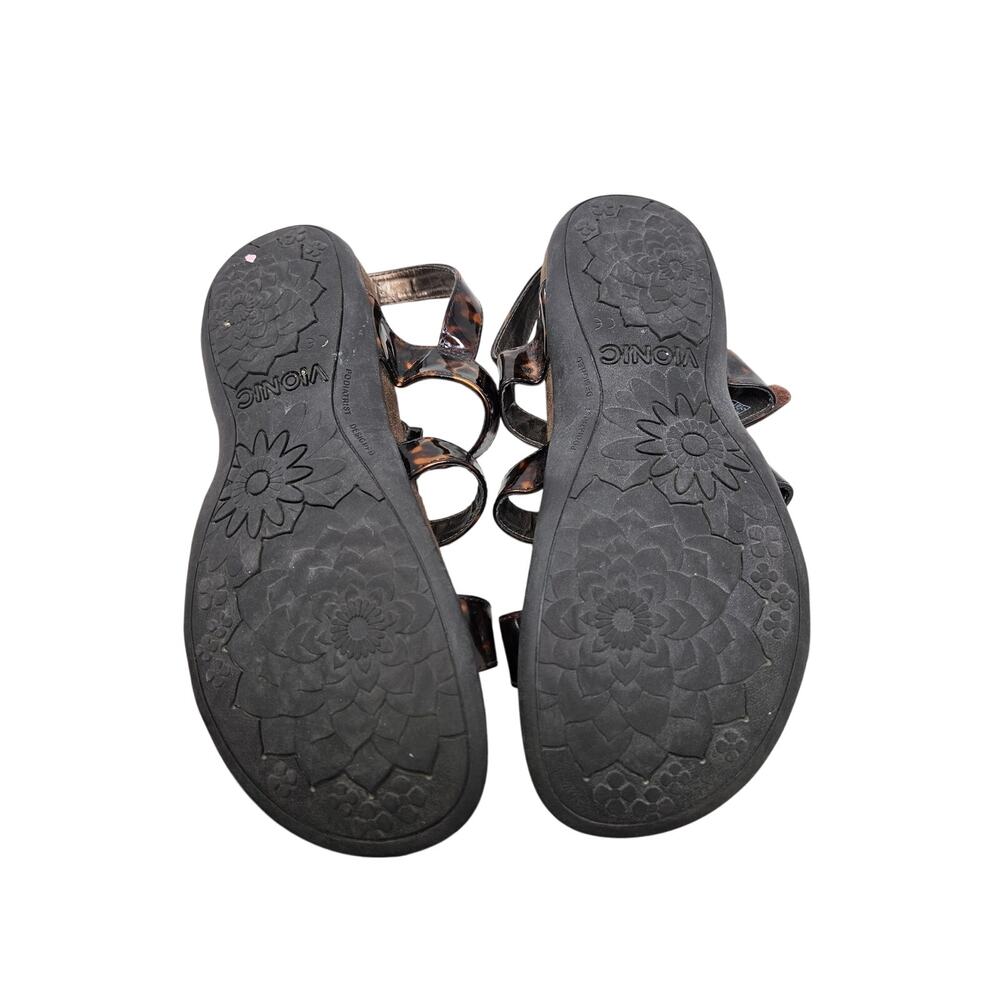 Vionic 10 Amber Flat Gladiator Comfort Sandal Tor… - image 4